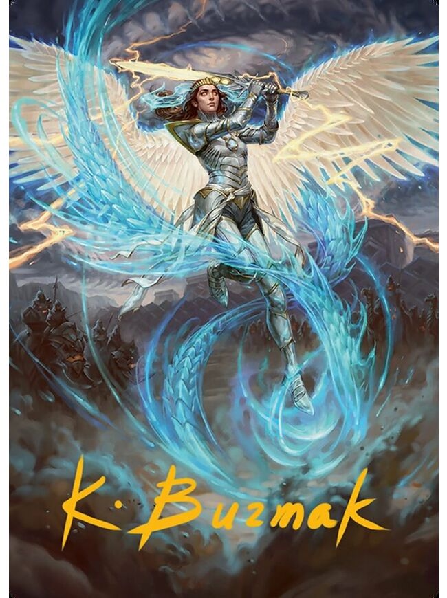 Elspeth, Storm Slayer // Elspeth, Storm Slayer (Art Series)