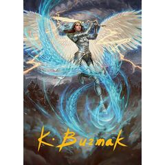 Elspeth, Storm Slayer // Elspeth, Storm Slayer (Art Series)