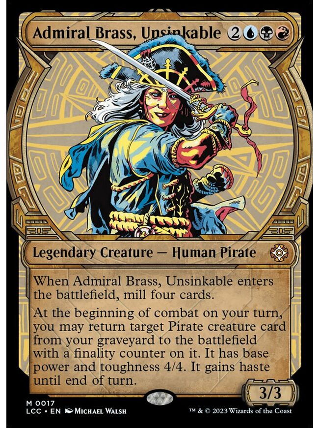 Admiral Brass, Unsinkable