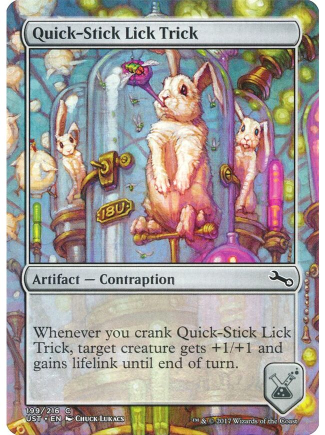 Quick-Stick Lick Trick