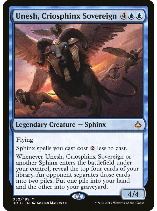 Unesh, Criosphinx Sovereign
