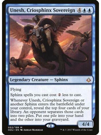 Unesh, Criosphinx Sovereign