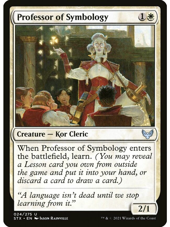 Professor of Symbology