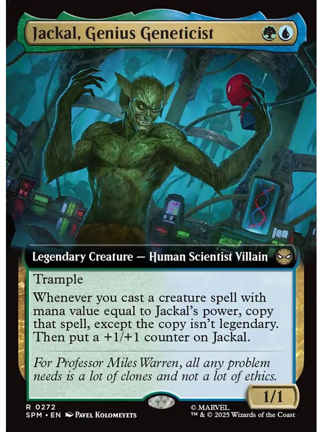Jackal, Genius Geneticist
