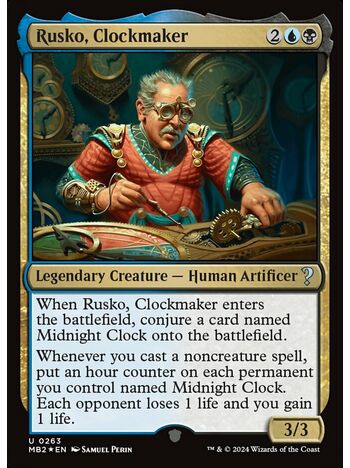 Rusko, Clockmaker