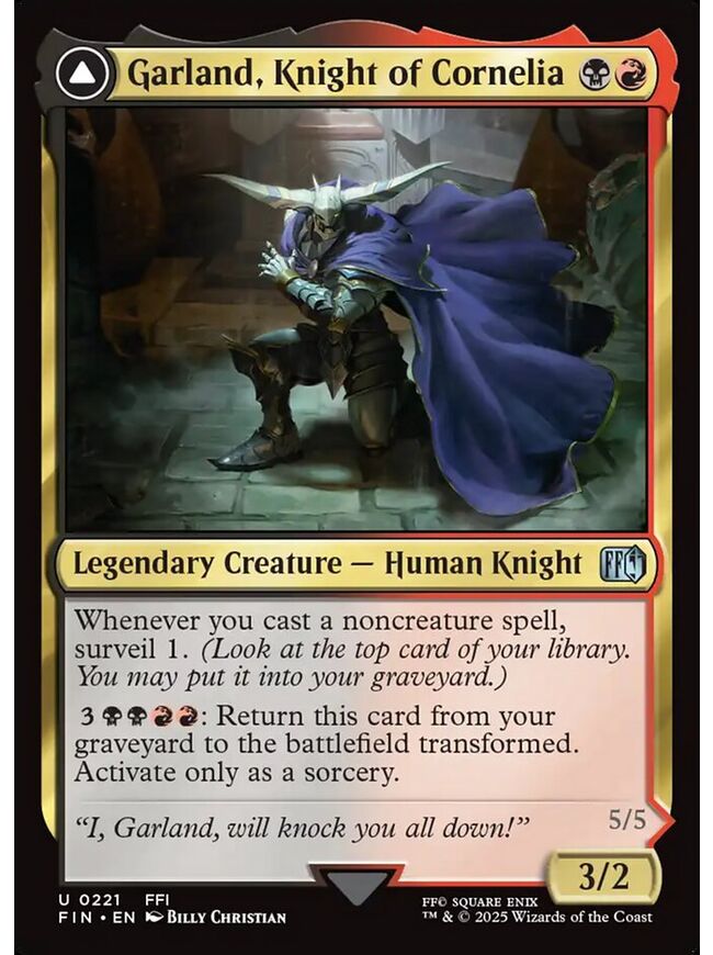 Garland, Knight of Cornelia // Chaos, the Endless
