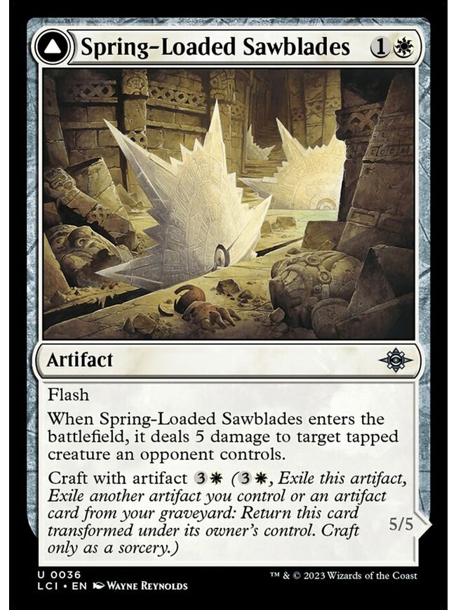Spring-Loaded Sawblades // Bladewheel Chariot