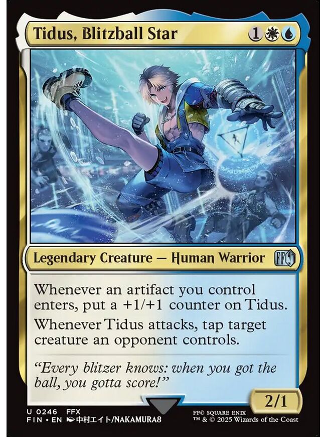 Tidus, Blitzball Star