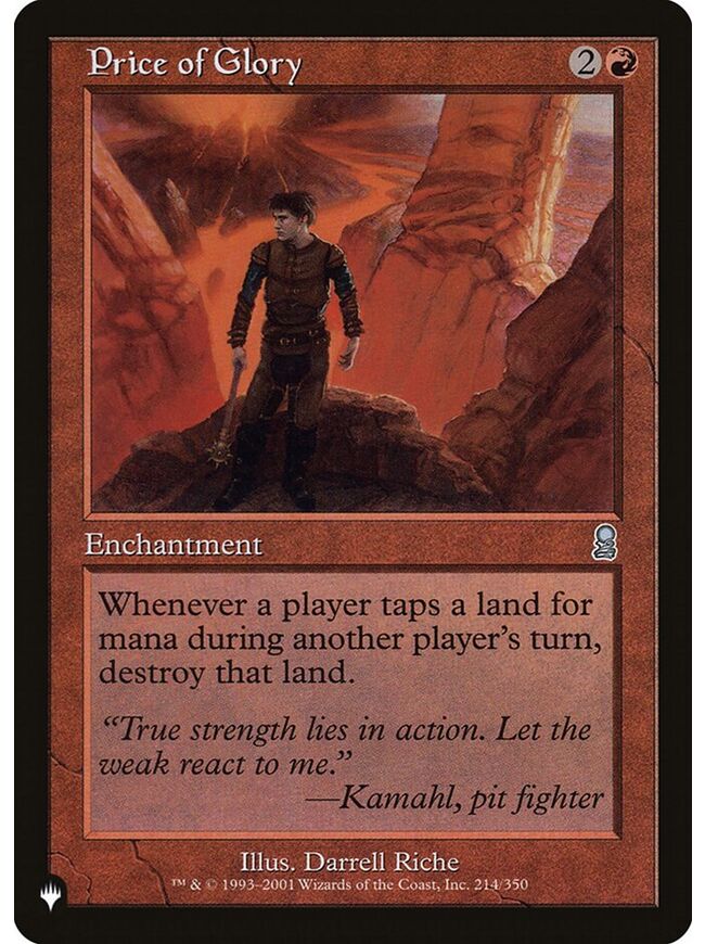Price of Glory