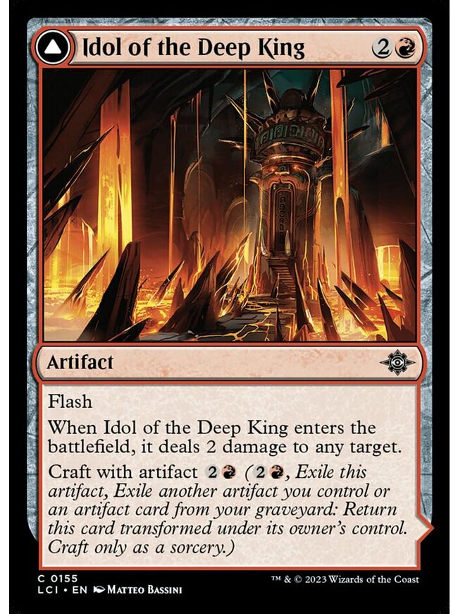 Idol of the Deep King // Sovereign's Macuahuitl