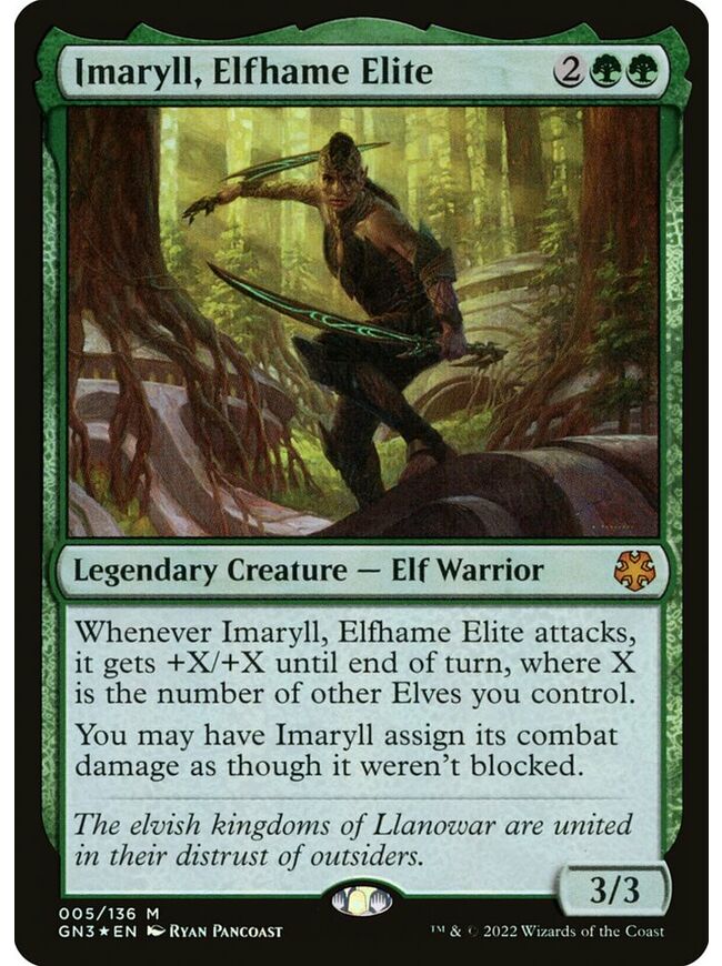 Imaryll, Elfhame Elite