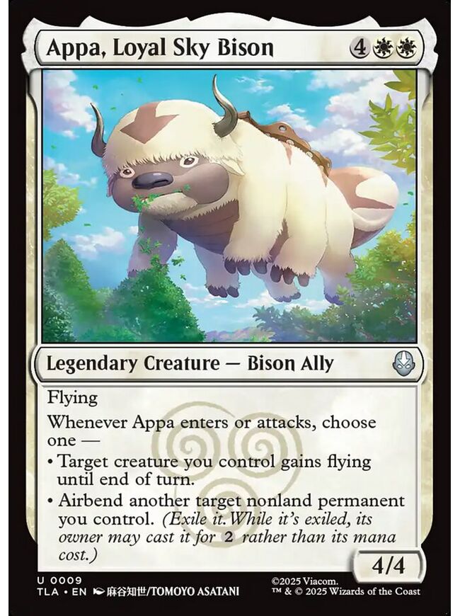 Appa, Loyal Sky Bison
