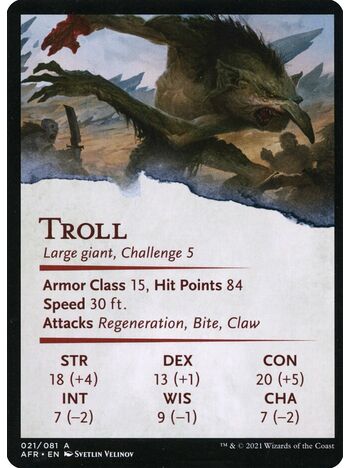 Loathsome Troll // Troll (Art Series)