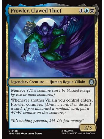 Prowler, Clawed Thief