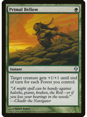 Primal Bellow