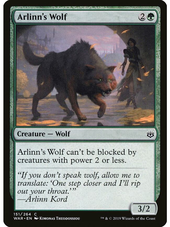 Arlinn's Wolf