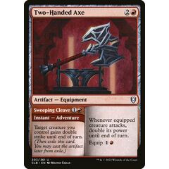 Two-Handed Axe // Sweeping Cleave