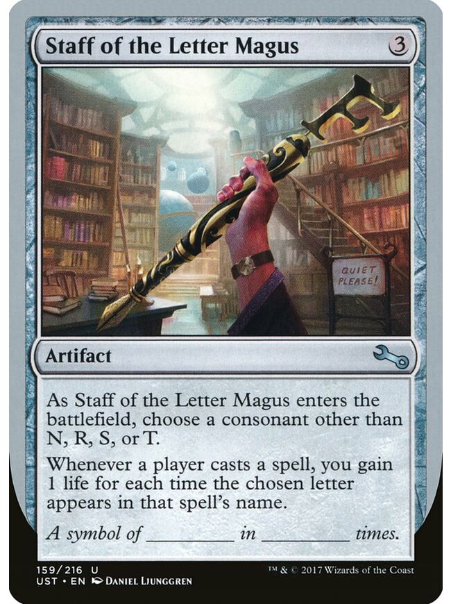 Staff of the Letter Magus