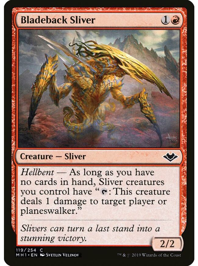 Bladeback Sliver
