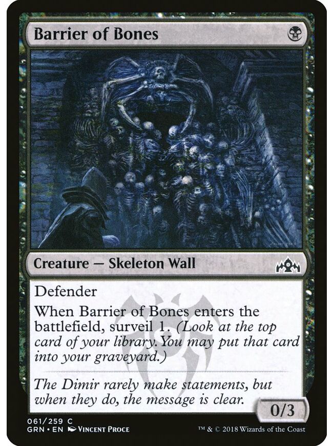 Barrier of Bones