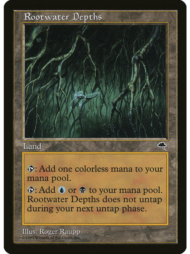 Rootwater Depths
