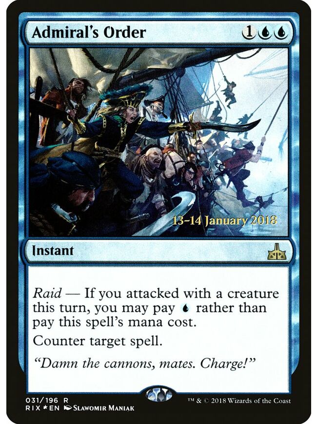 Admiral's Order