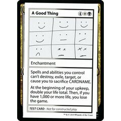 A Good Thing