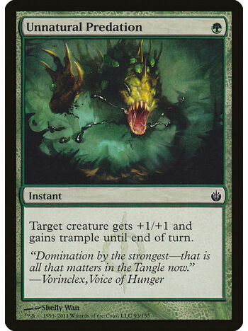 Unnatural Predation