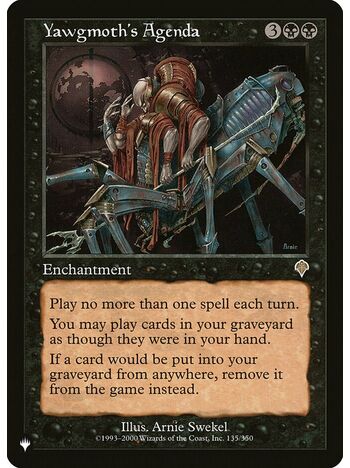 Yawgmoth's Agenda