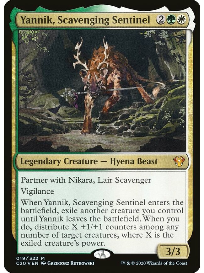 Yannik, Scavenging Sentinel