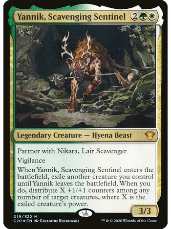 Yannik, Scavenging Sentinel