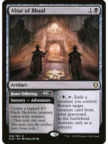 Altar of Bhaal // Bone Offering