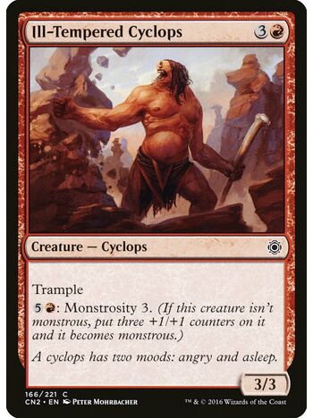 Ill-Tempered Cyclops