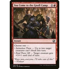 You Come to the Gnoll Camp