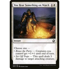 You Hear Something on Watch