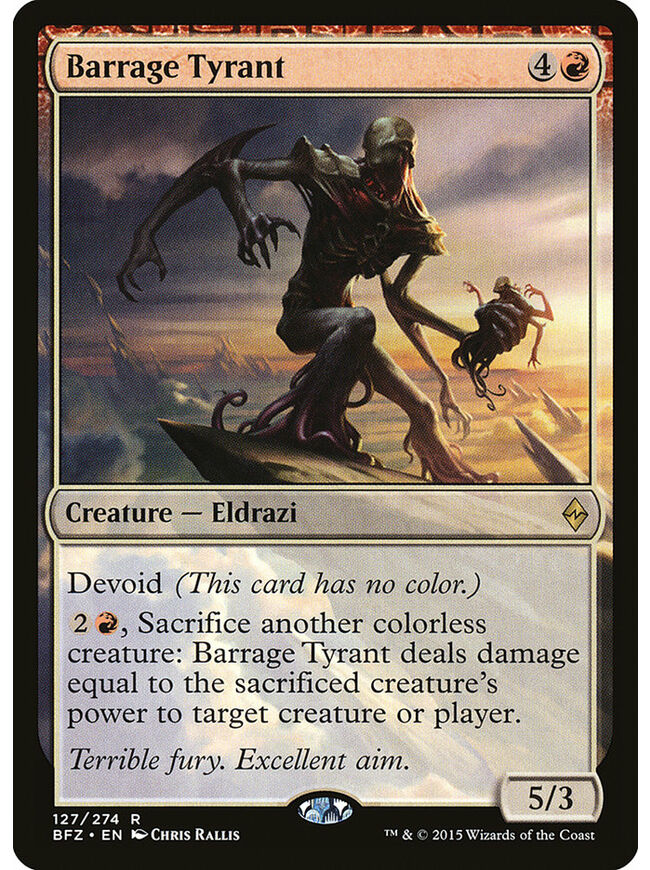 Barrage Tyrant