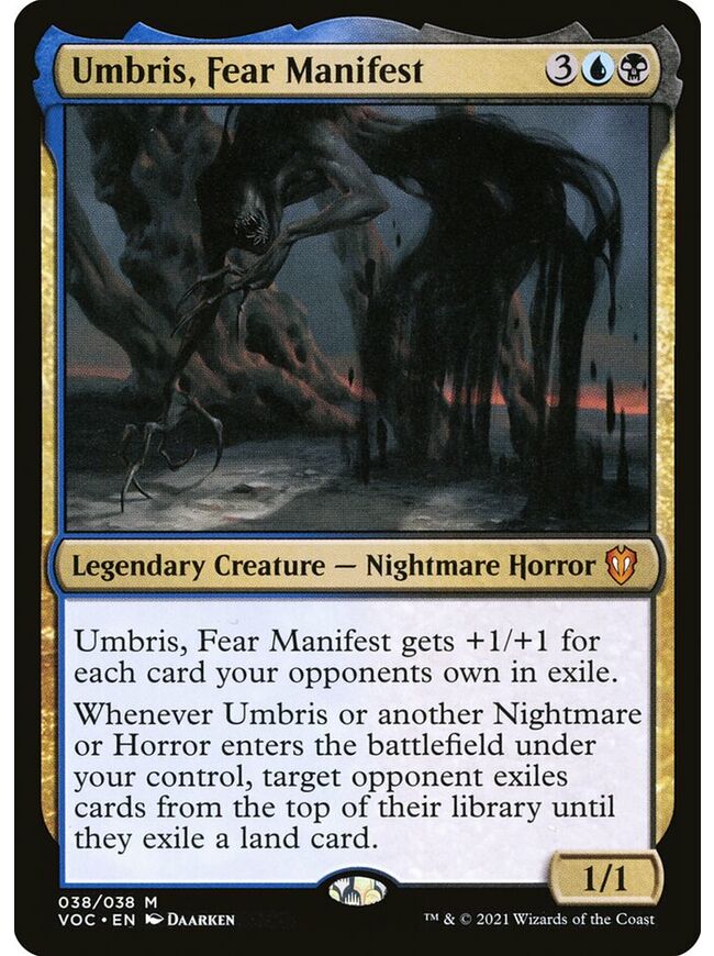 Umbris, Fear Manifest