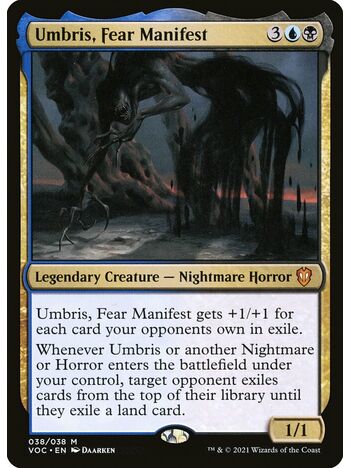 Umbris, Fear Manifest