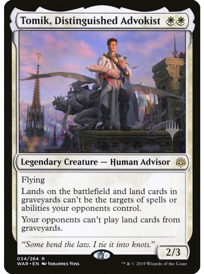 Tomik, Distinguished Advokist