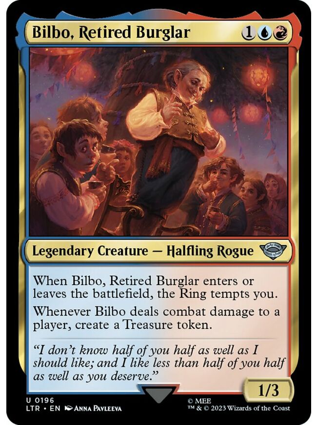 Bilbo, Retired Burglar