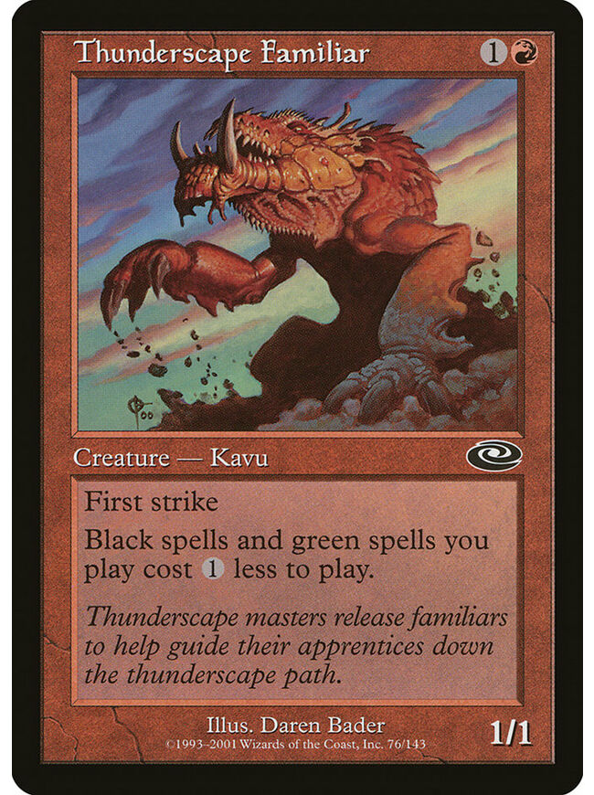 Thunderscape Familiar