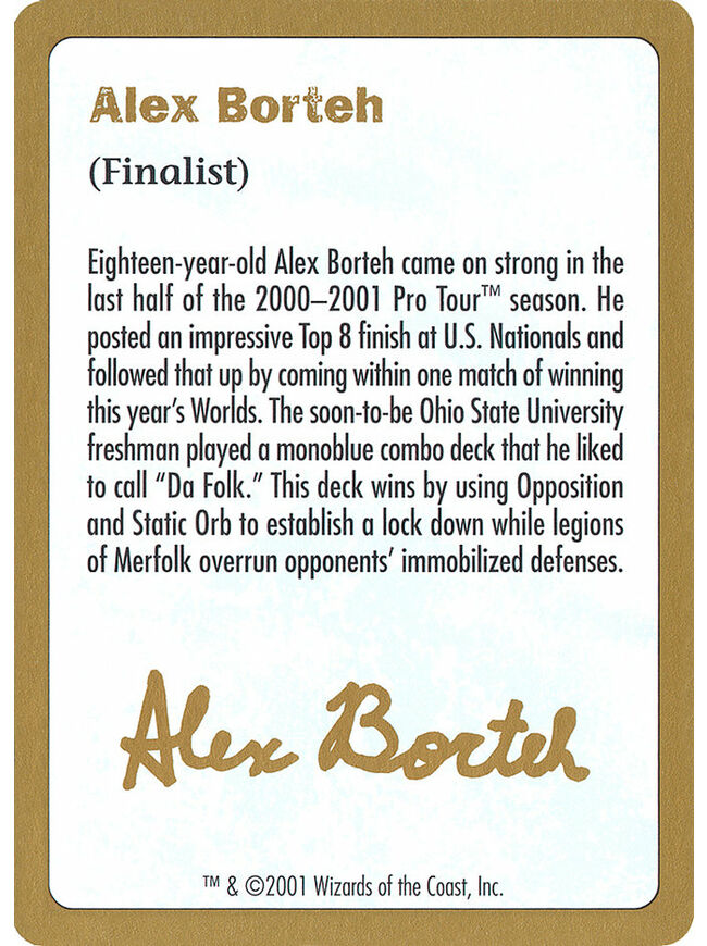 Alex Borteh Bio