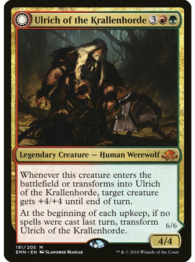Ulrich of the Krallenhorde // Ulrich, Uncontested Alpha