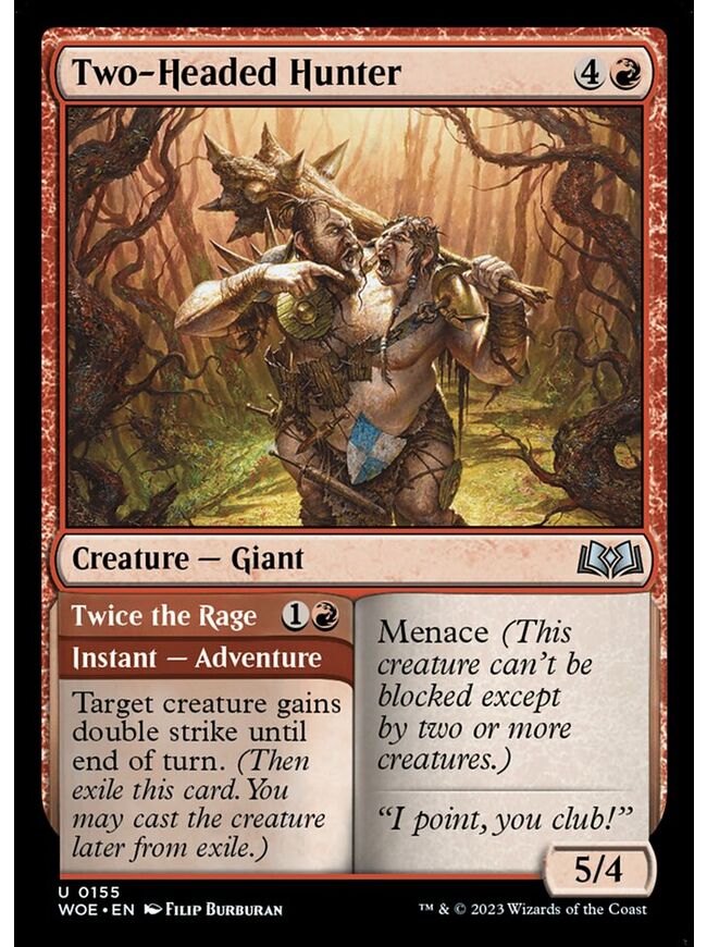 Two-Headed Hunter // Twice the Rage