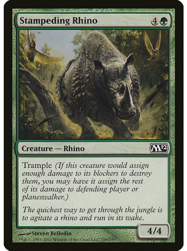 Stampeding Rhino