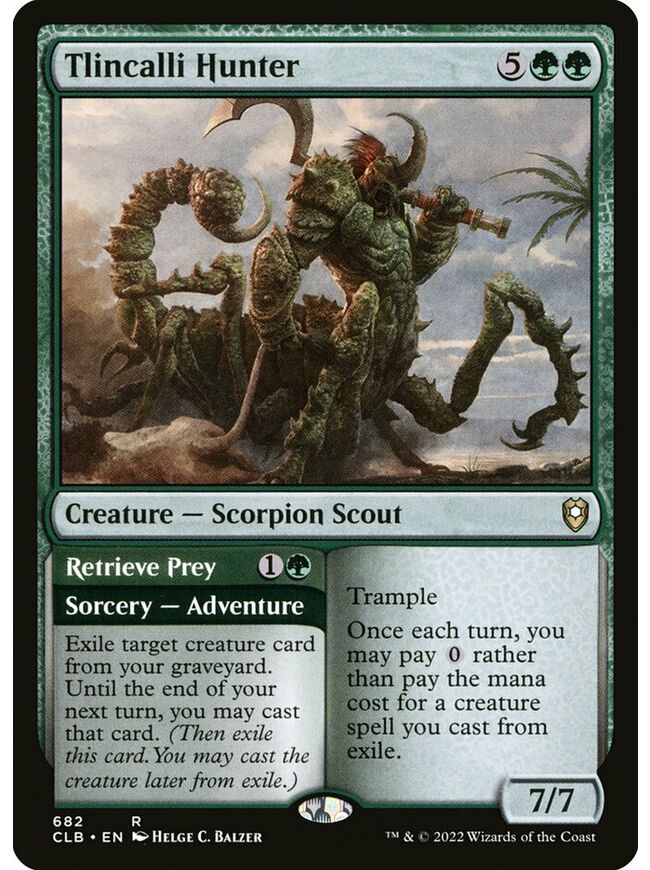 Tlincalli Hunter // Retrieve Prey