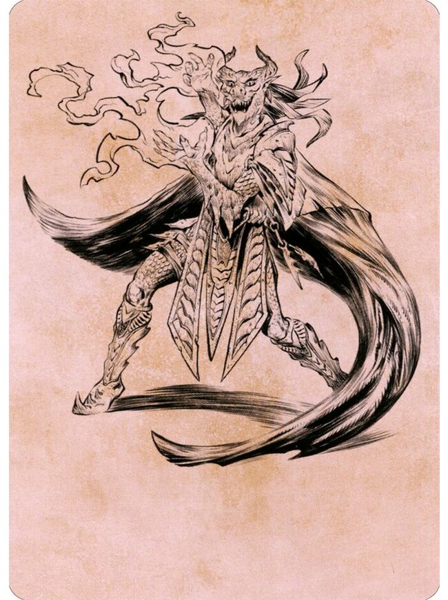 Livaan, Cultist of Tiamat // Livaan, Cultist of Tiamat (Art Series)