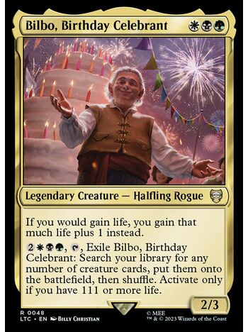 Bilbo, Birthday Celebrant