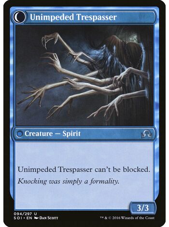 Uninvited Geist // Unimpeded Trespasser
