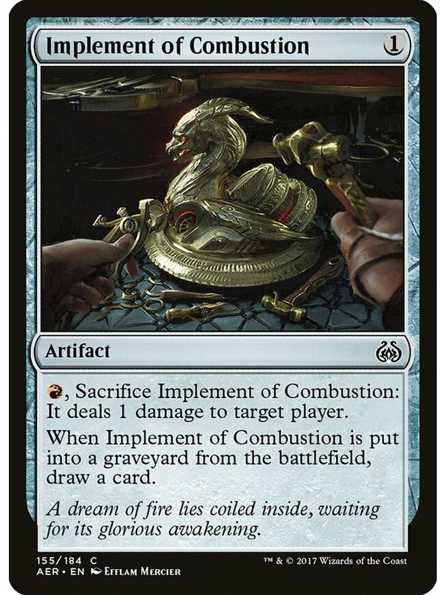 Implement of Combustion